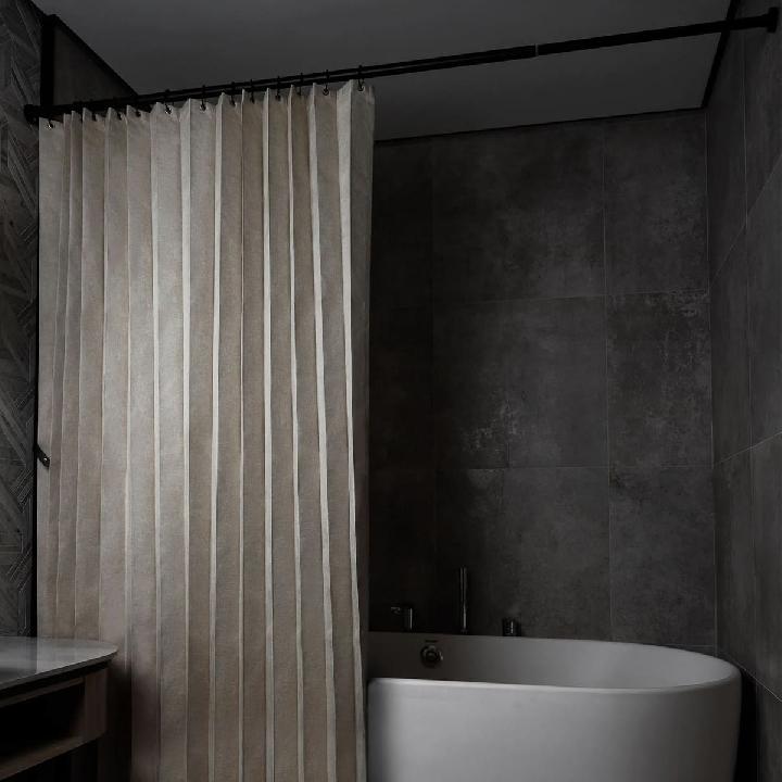 Штора для ванной комнаты Cleanelly 180х200см, цвет молочный