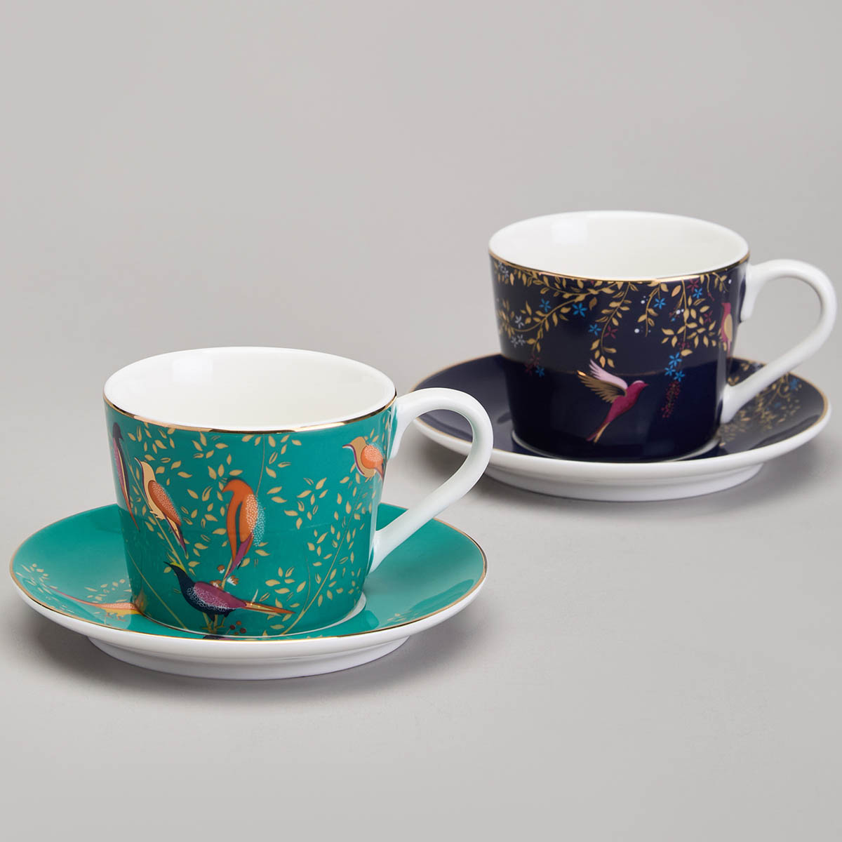 Кофейный набор Lefard Golden Birds 4 предмета на 2 персоны