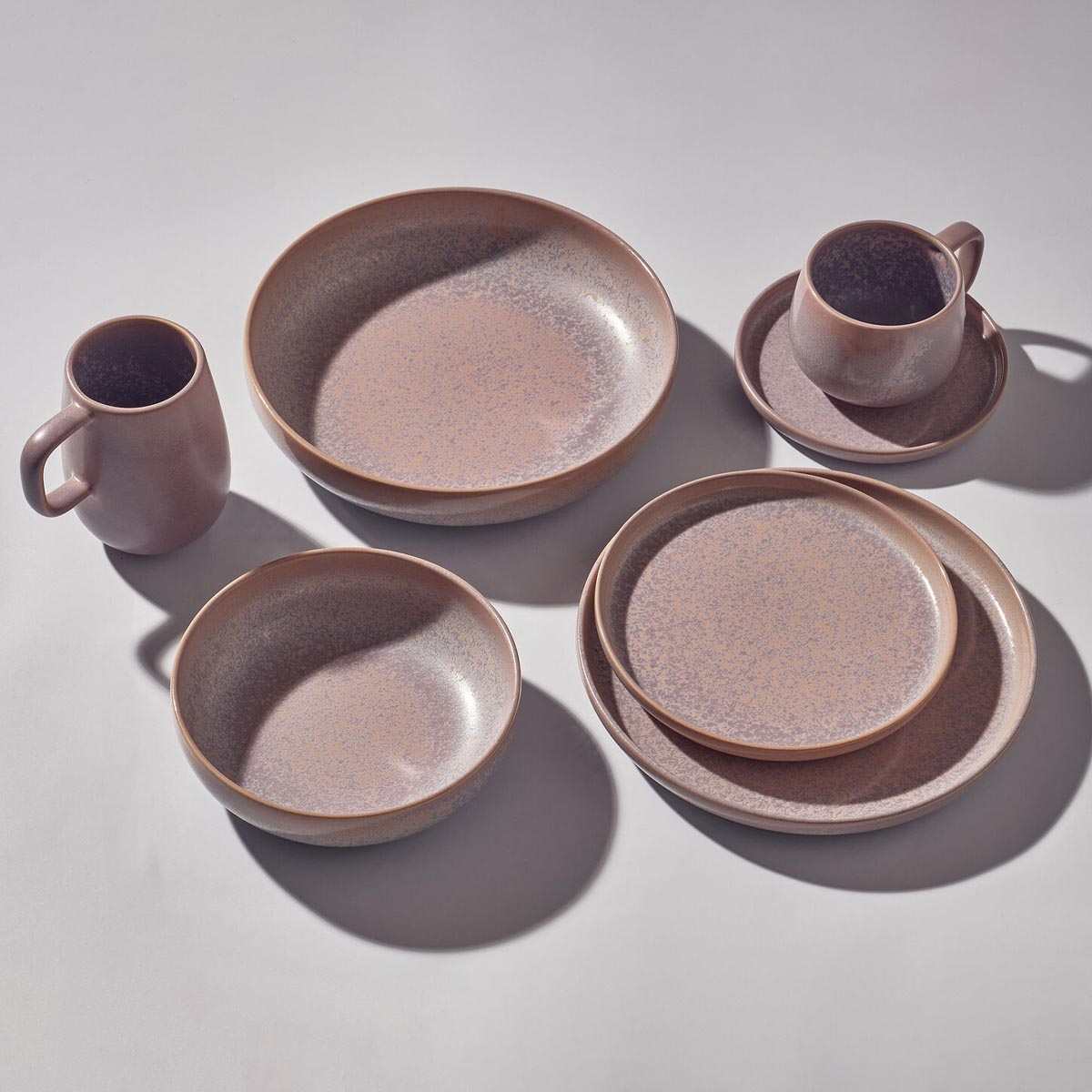 Чайная пара Kenai Ceramics Luma, цвет лавандовый