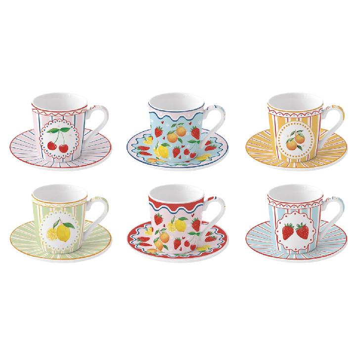 Набор кофейных пар Easy Life Fruit Mania