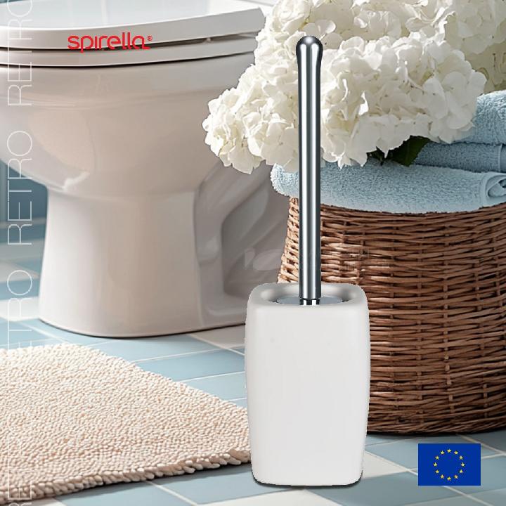Ерш для унитаза Spirella Retro, белый
