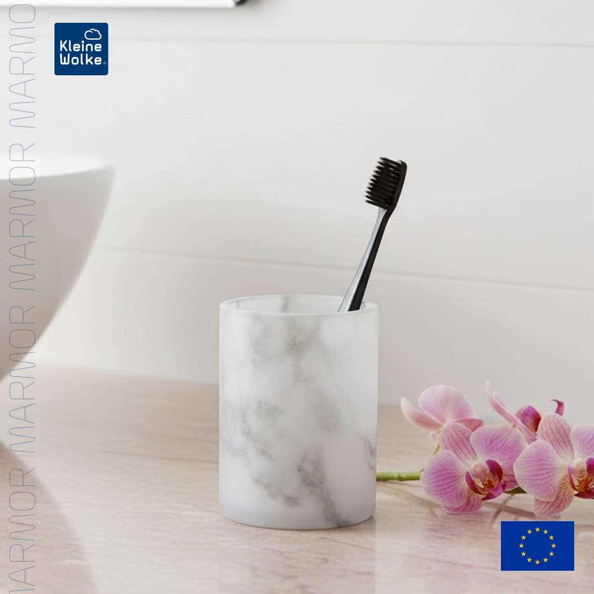 Стакан Kleine Wolke Marmor Anthracite