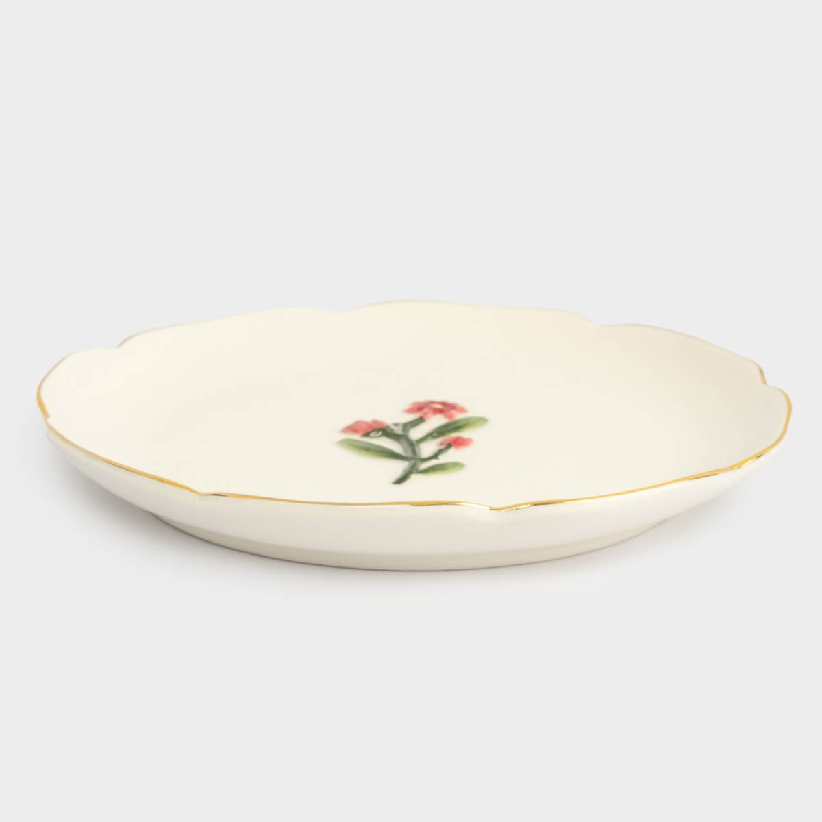 Тарелка десертная Anna Lafarg Сиреневое Утро Фиолетовые цветы