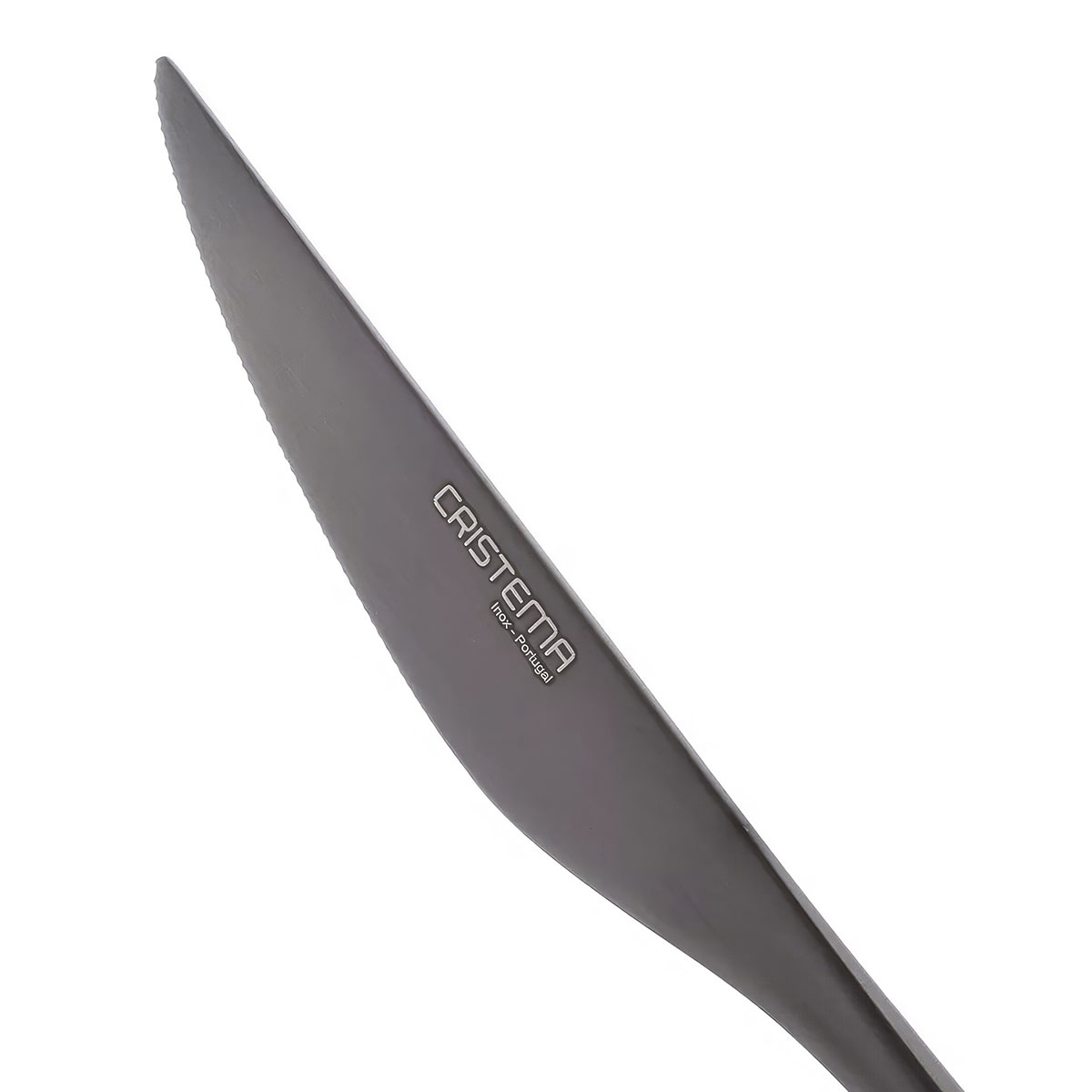 Набор столовых приборов Cristema Rabat 24 предмета на 6 персон, матовая полировка, цвет черный