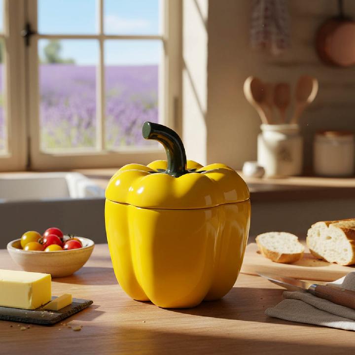 Блюдо для запекания с крышкой Agness Il Raccolto Перец