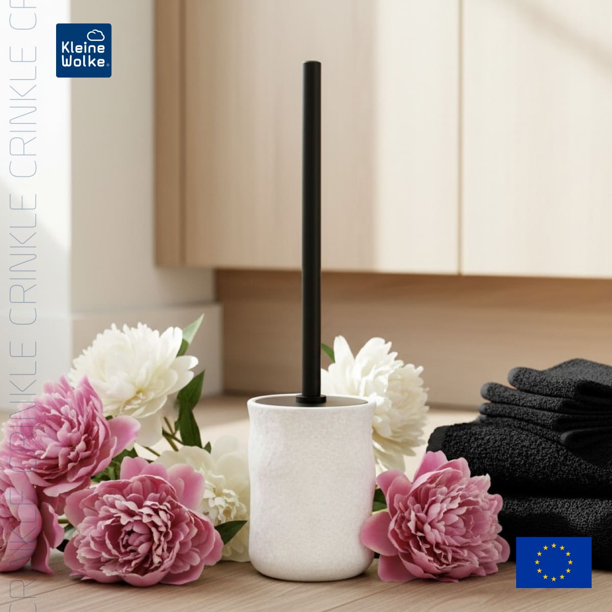 Ерш с подставкой Kleine Wolke Crinkle White