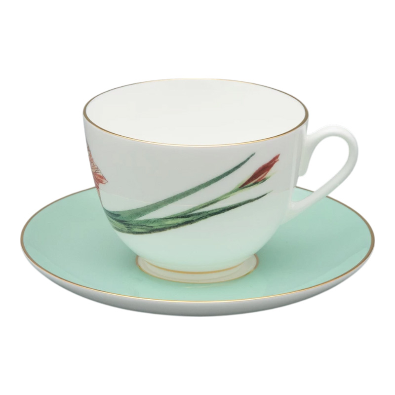 Чайная пара Императорский фарфоровый завод L'Art Des Fleurs Тигровый ирис