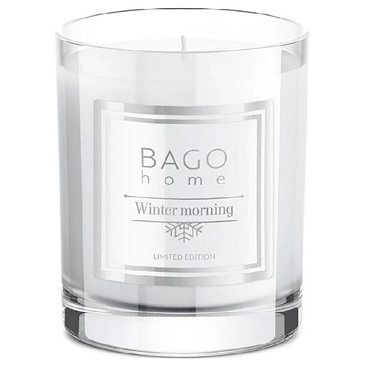 Свеча ароматическая BAGO home Новогодняя коллекция. Морозное утро