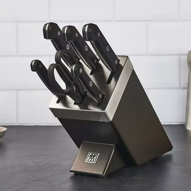 Набор кухонных с заточкой в подставке Zwilling Gourmet 7 предметов