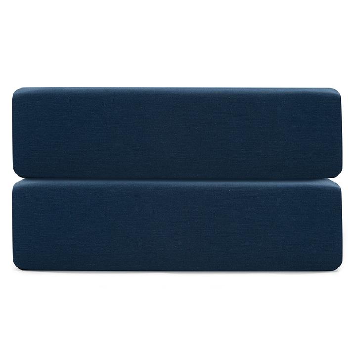 Простыня на резинке 2-спальная Tkano Essential, цвет синий