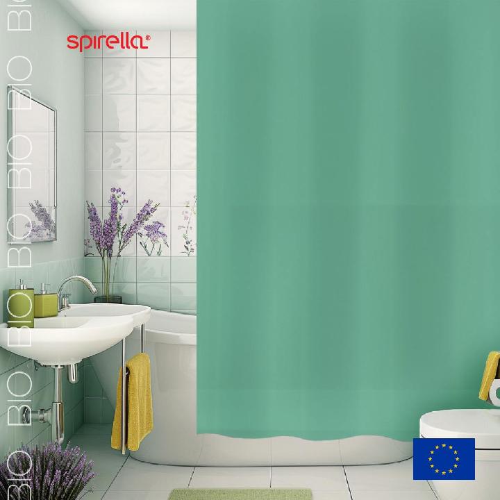 Штора для ванной комнаты Spirella Bio green