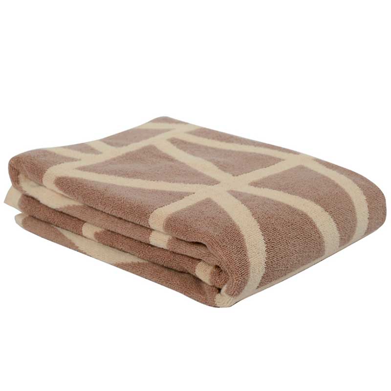 

Полотенце банное жаккардовое Tkano Wild 70x140см, Бежевый