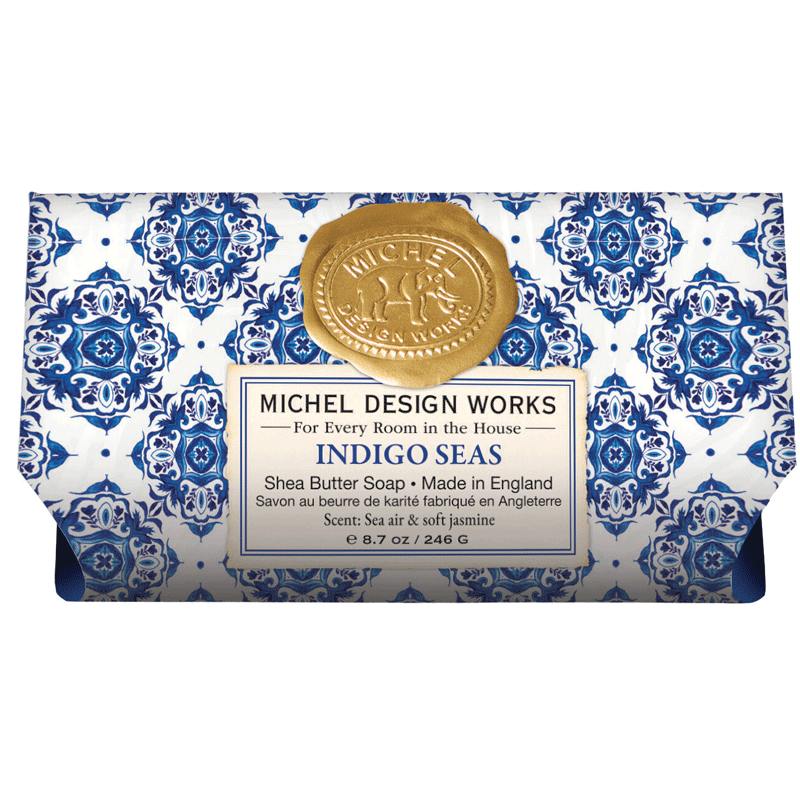 Мыло в бумажной обертке Michel Design Works Индиго