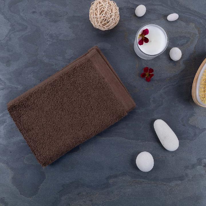 Полотенце махровое Lameirinho Aqua 30x50см, цвет коричневый