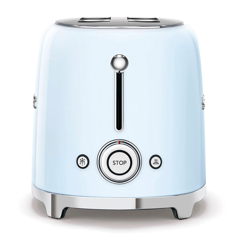 Тостер на 2 ломтика Smeg 50’s Style, пастельный голубой