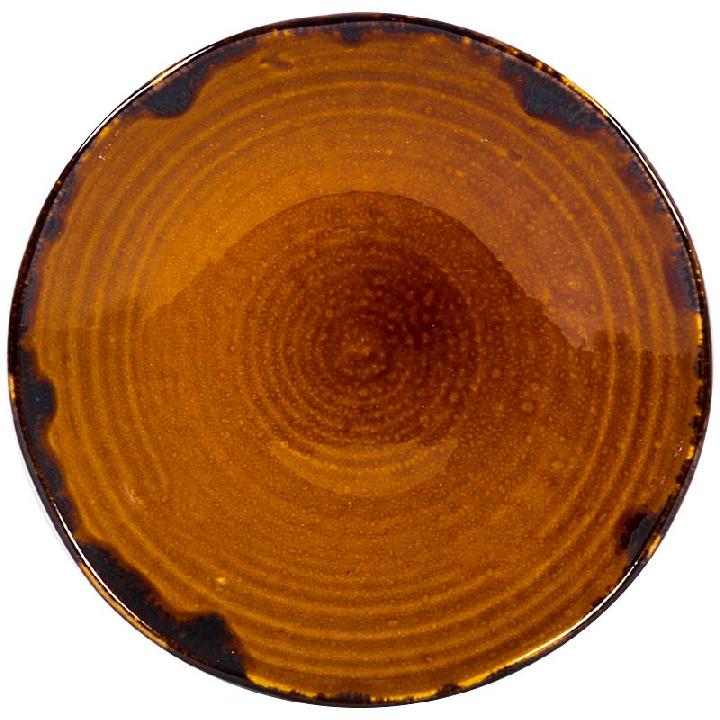 Тарелка глубокая Dudson Harvest 24,1см, цвет коричневый