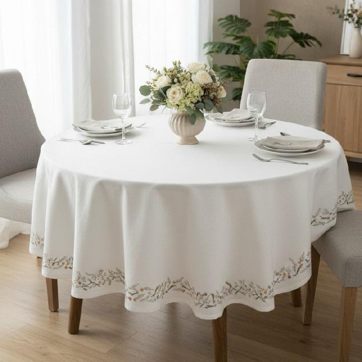 Скатерть круглая Pappel New Year 180см