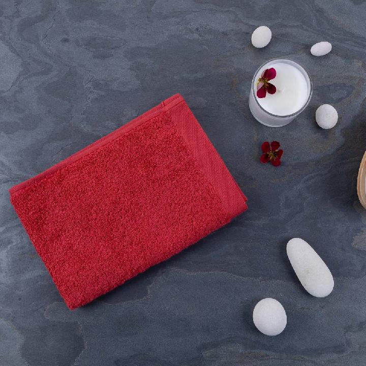 Полотенце махровое Lameirinho Aqua 30x50см, цвет красный