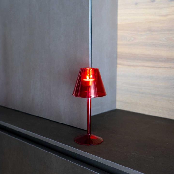 Подсвечник 22см WD Lifestyle Samarcanda, красный