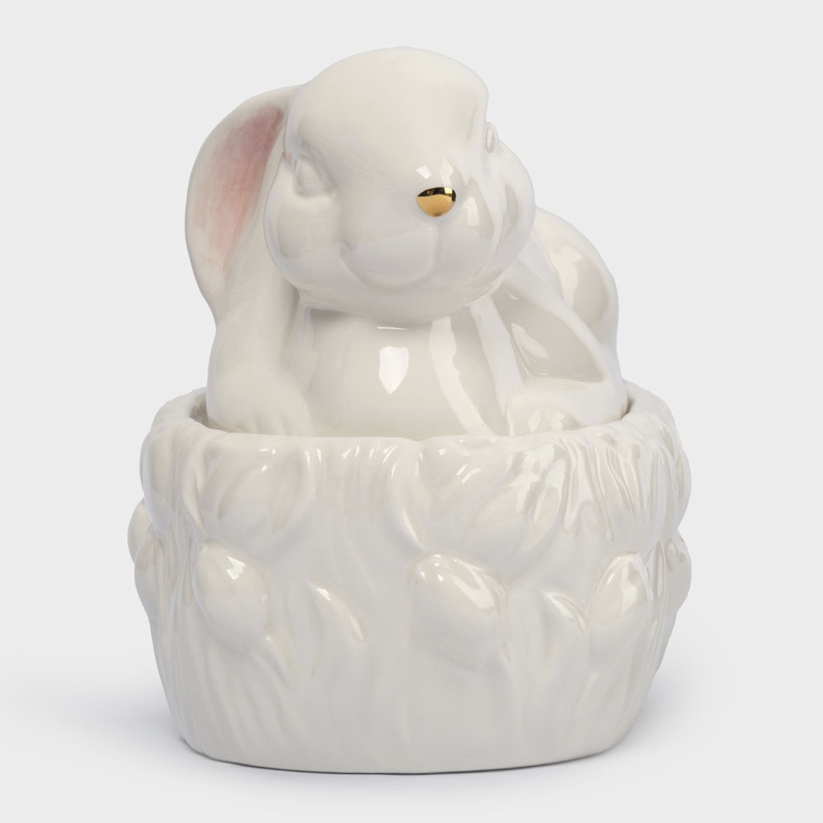 Емкость для хранения Anna Lafarg Пасха Золотая Кролик в цветах 740мл