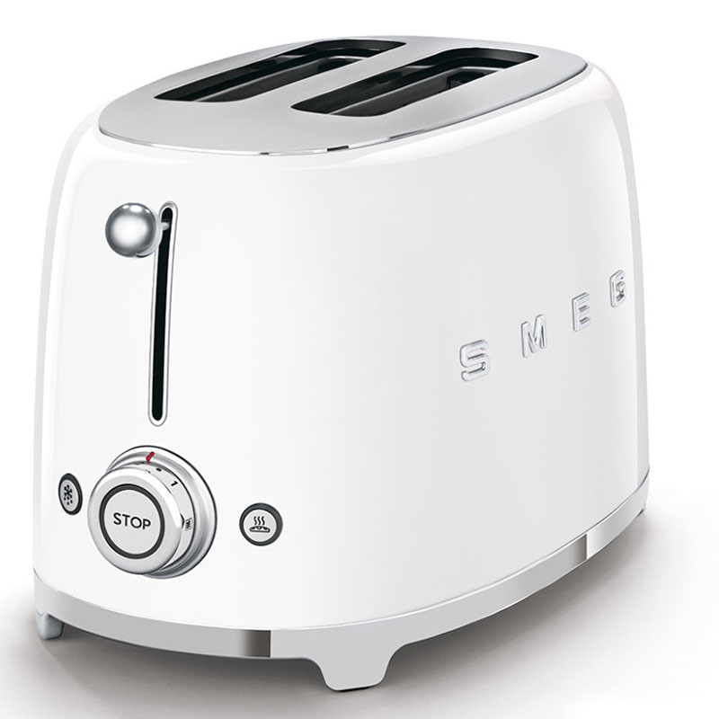 Тостер на 2 ломтика Smeg 50’s Style, белый