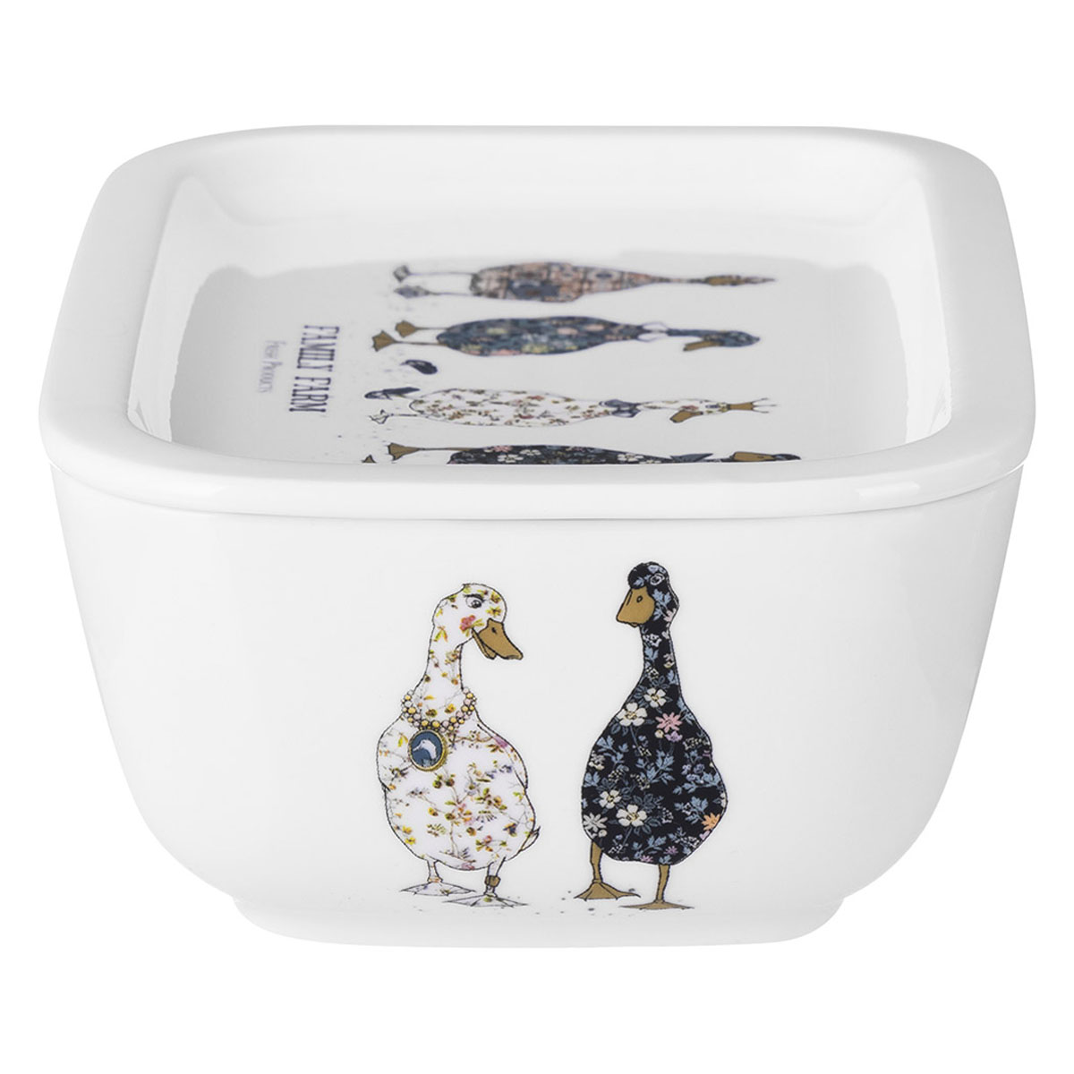 Блюдо с крышкой прямоугольное Lefard Family Farm 16,5x11,5x6см