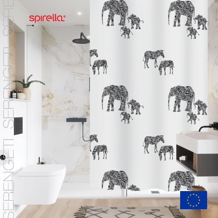 Штора для ванной комнаты Spirella Serengeti