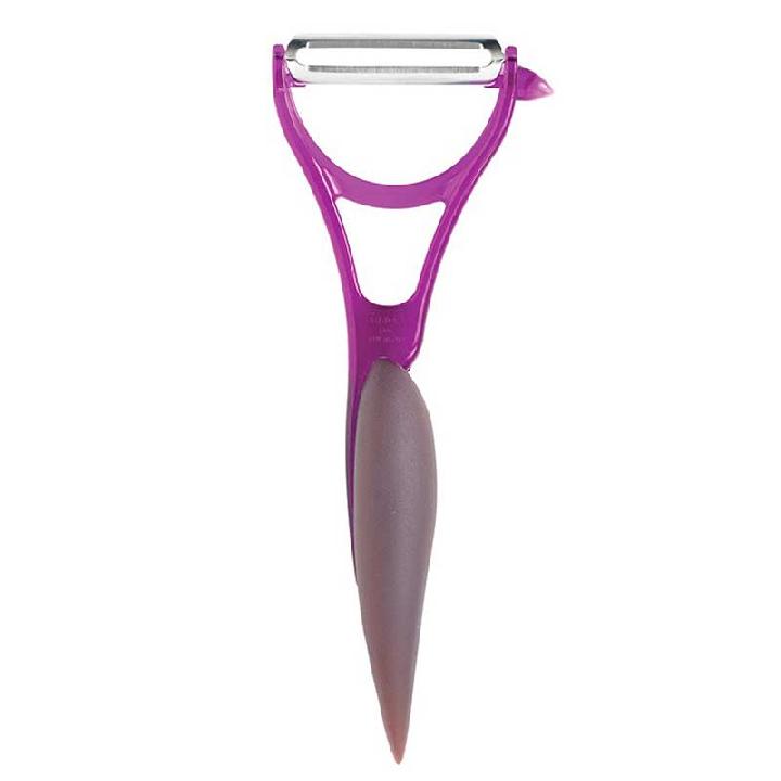 Нож для чистки овощей металлический Elios, фиолетовый