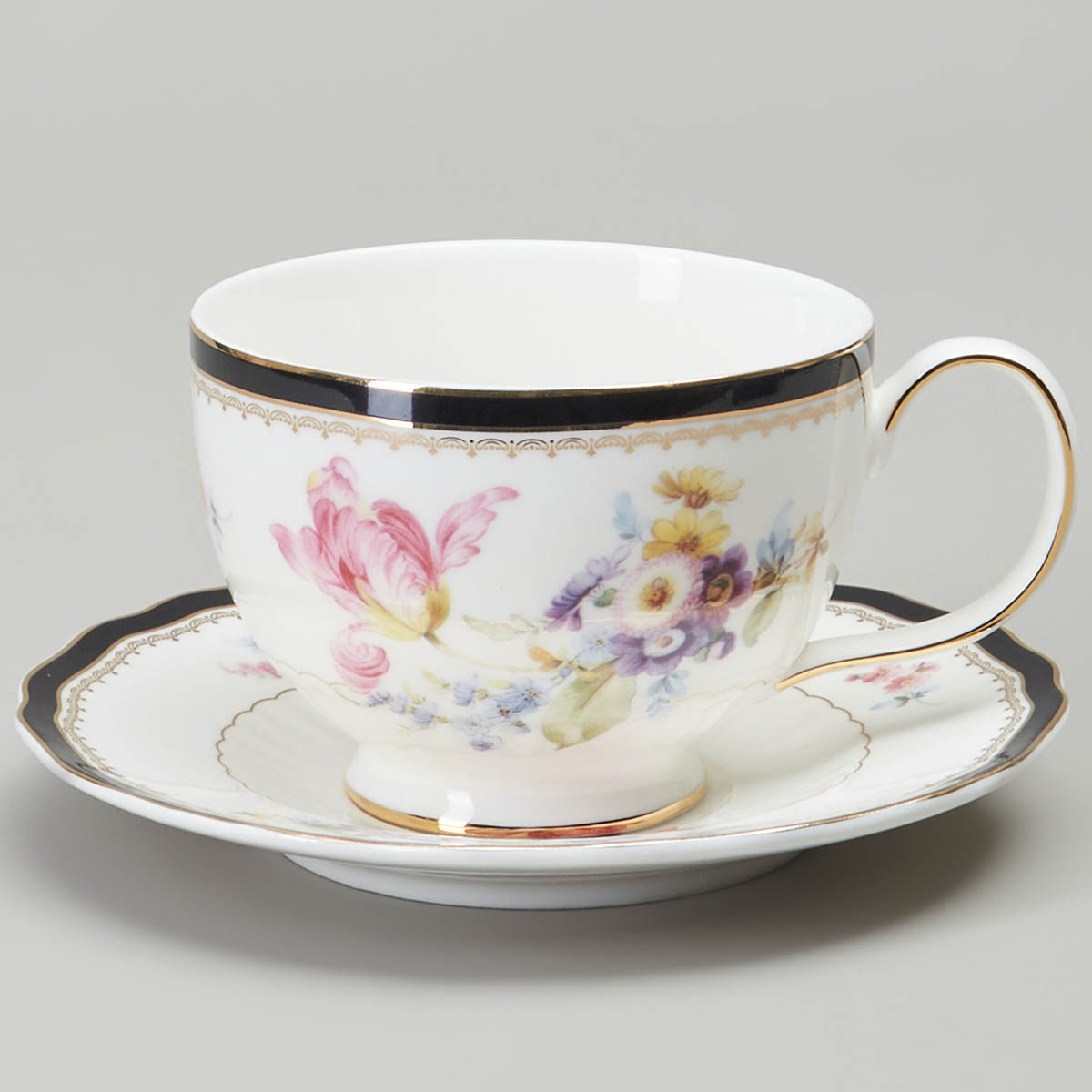 Чайная пара Lefard Мейсенский Букет 260мл