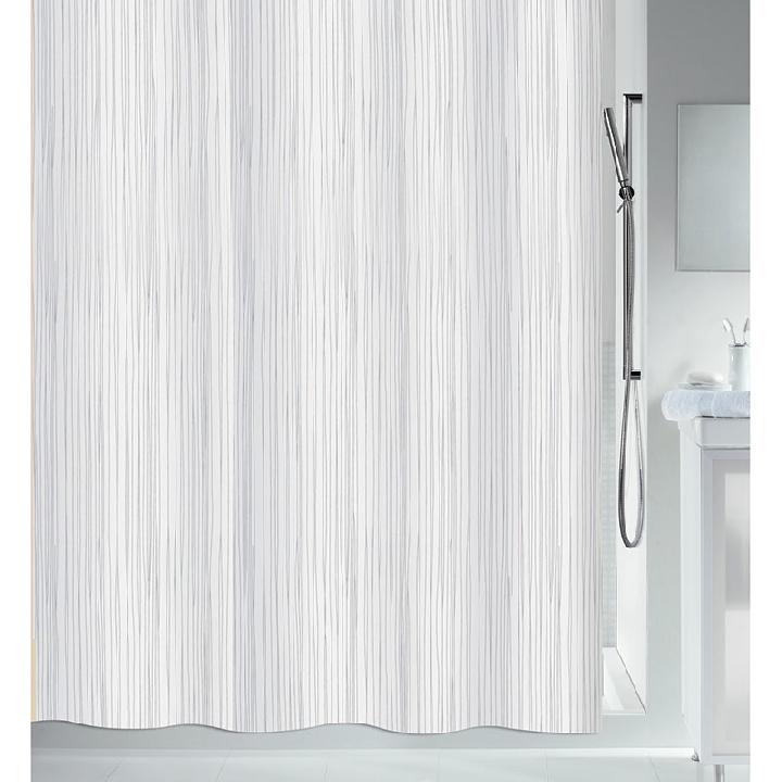 Штора для ванной Spirella Raya, 180х200см, полиэстер, цвет белый
