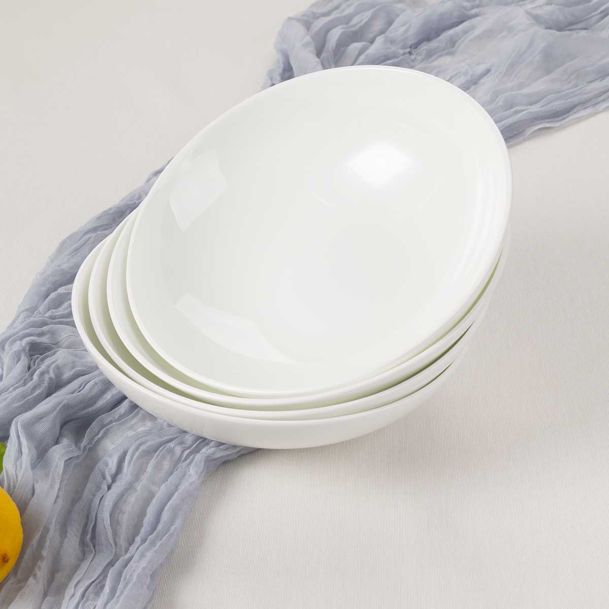 Набор тарелок суповых Zapel Table Blanche 4шт