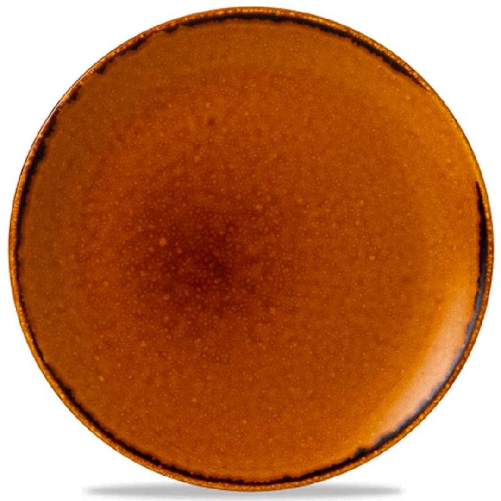 Тарелка Dudson Harvest, цвет коричневый