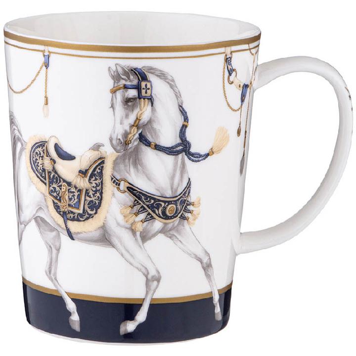 Кружка 400мл Lefard Horse Club, цвет белый