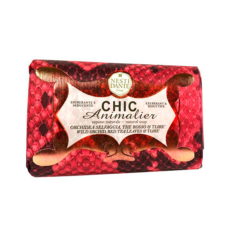 Мыло Nesti Dante Chic Animalier. Розовый питон