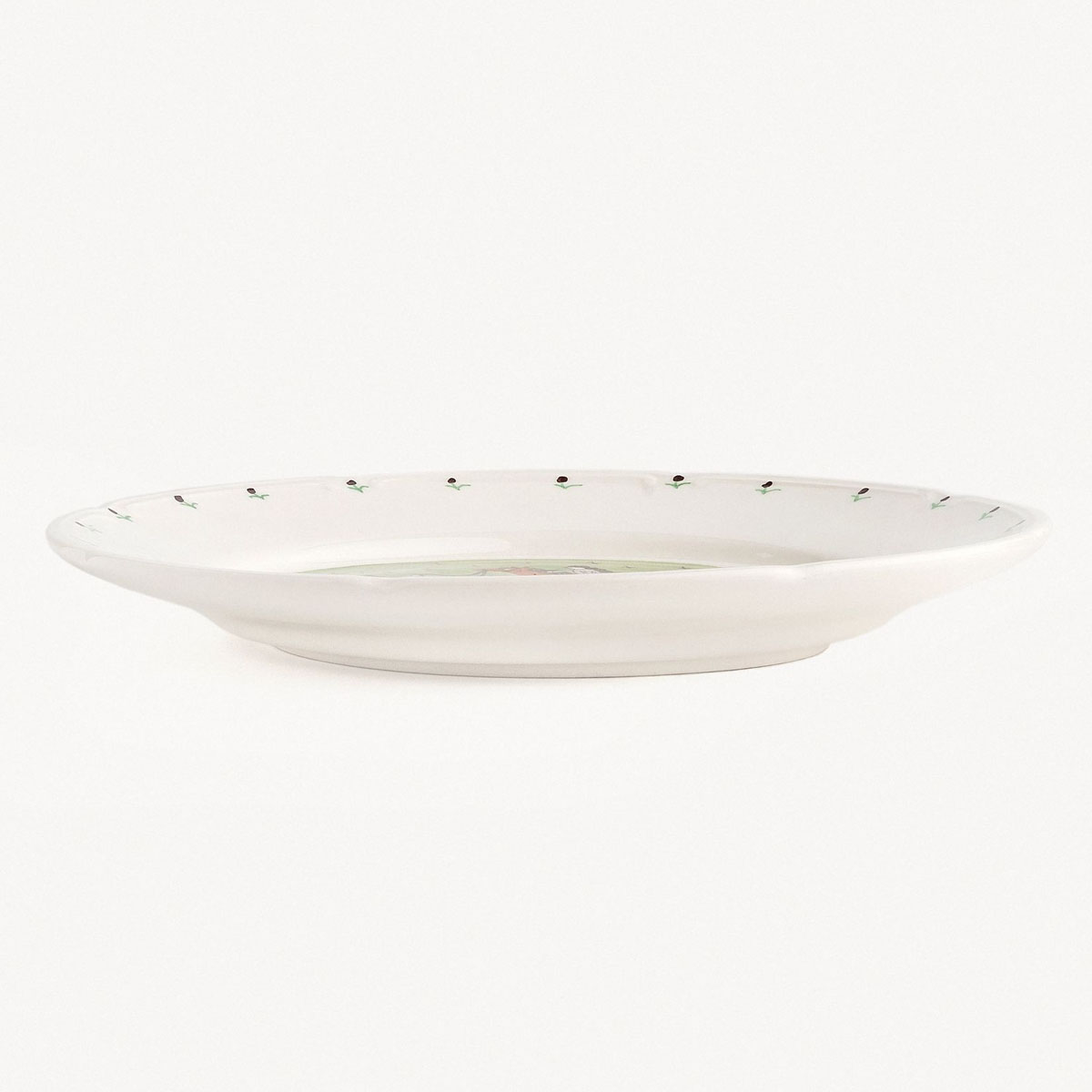 Тарелка обеденная Дымов Керамика Огород Уткина Деревня