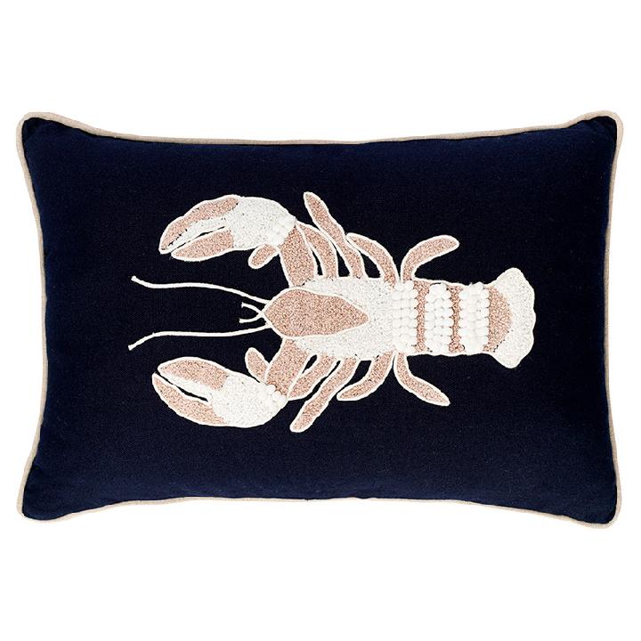 Подушка декоративная Tkano Sea treasures Navy lobster