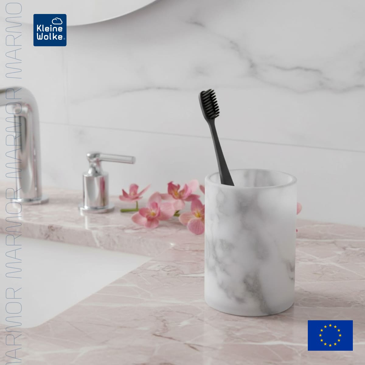 Стакан Kleine Wolke Marmor Anthracite