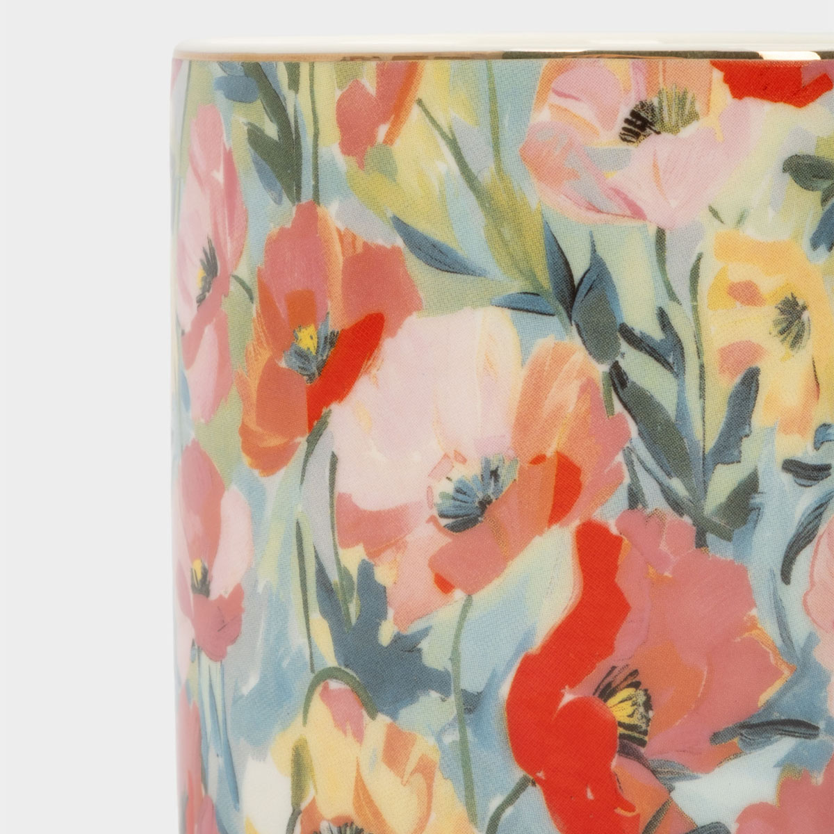 Кружка Anna Lafarg Бабочки Акварельные цветы