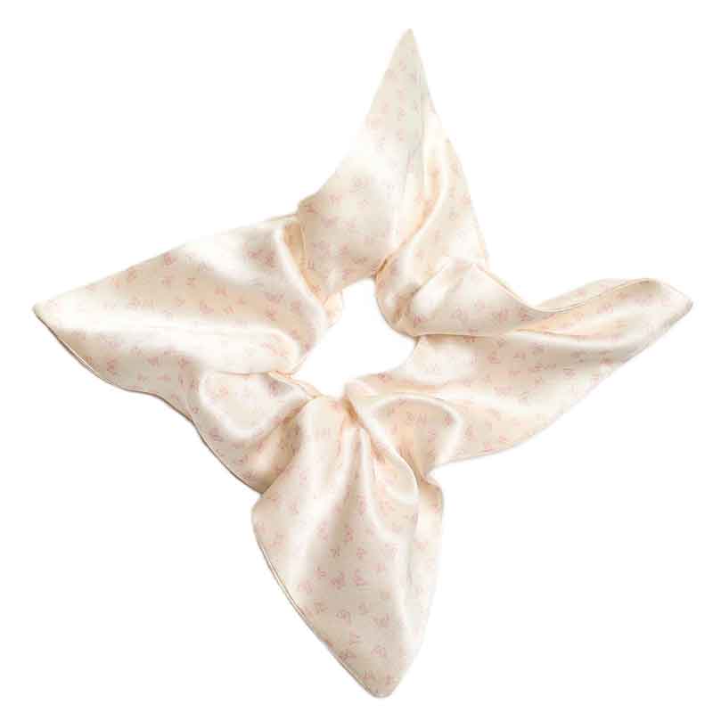 Шелковая резинка-звезда для волос Mollen Орея белая