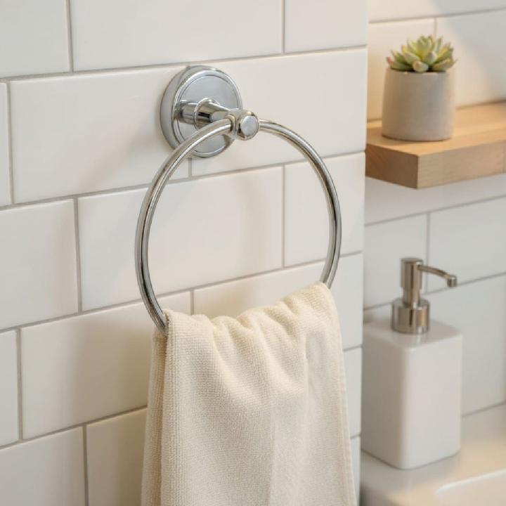 SIWA Кольцо-держатель для полотенец, настенн., 15 x 6 x 18 см, нерж. ст.