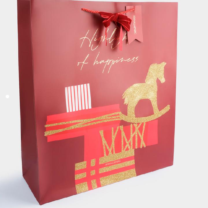 Пакет подарочный Anna Lafarg Новый Год Подарки 42х48см