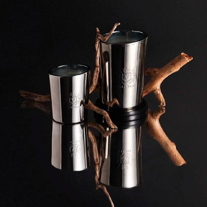 Свеча средняя Vellutier Prestige Титановый черный