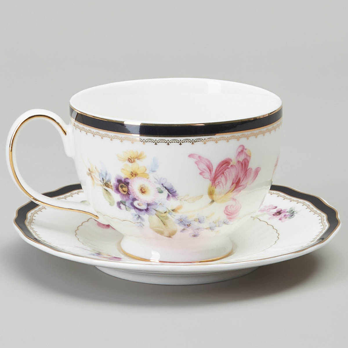 Чайная пара 260мл Lefard Мейсенский Букет