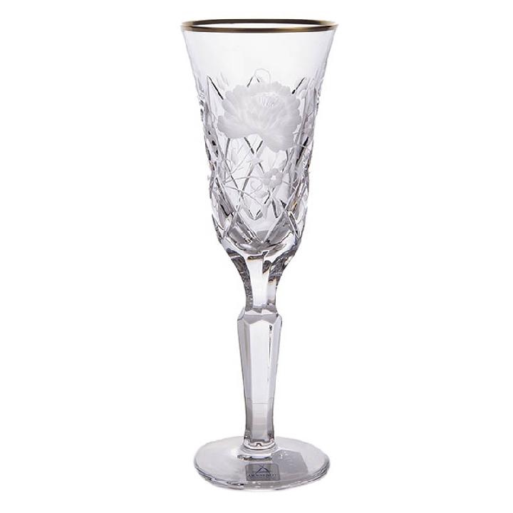 Набор фужеров Arnstadt Kristall Sunrose Gold