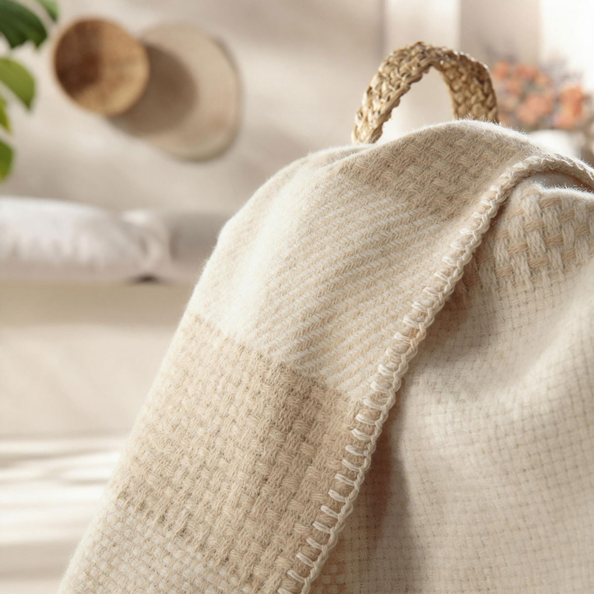 Плед 150x200см Biederlack Naturals & Plaids Кроссвефт