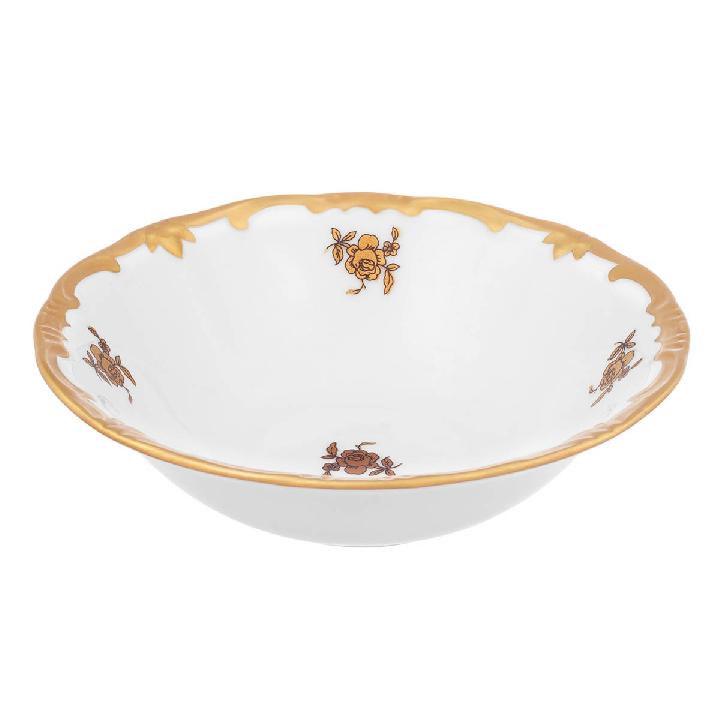 Набор салатников 13см Weimar Porzellan Роза Золотая 6шт