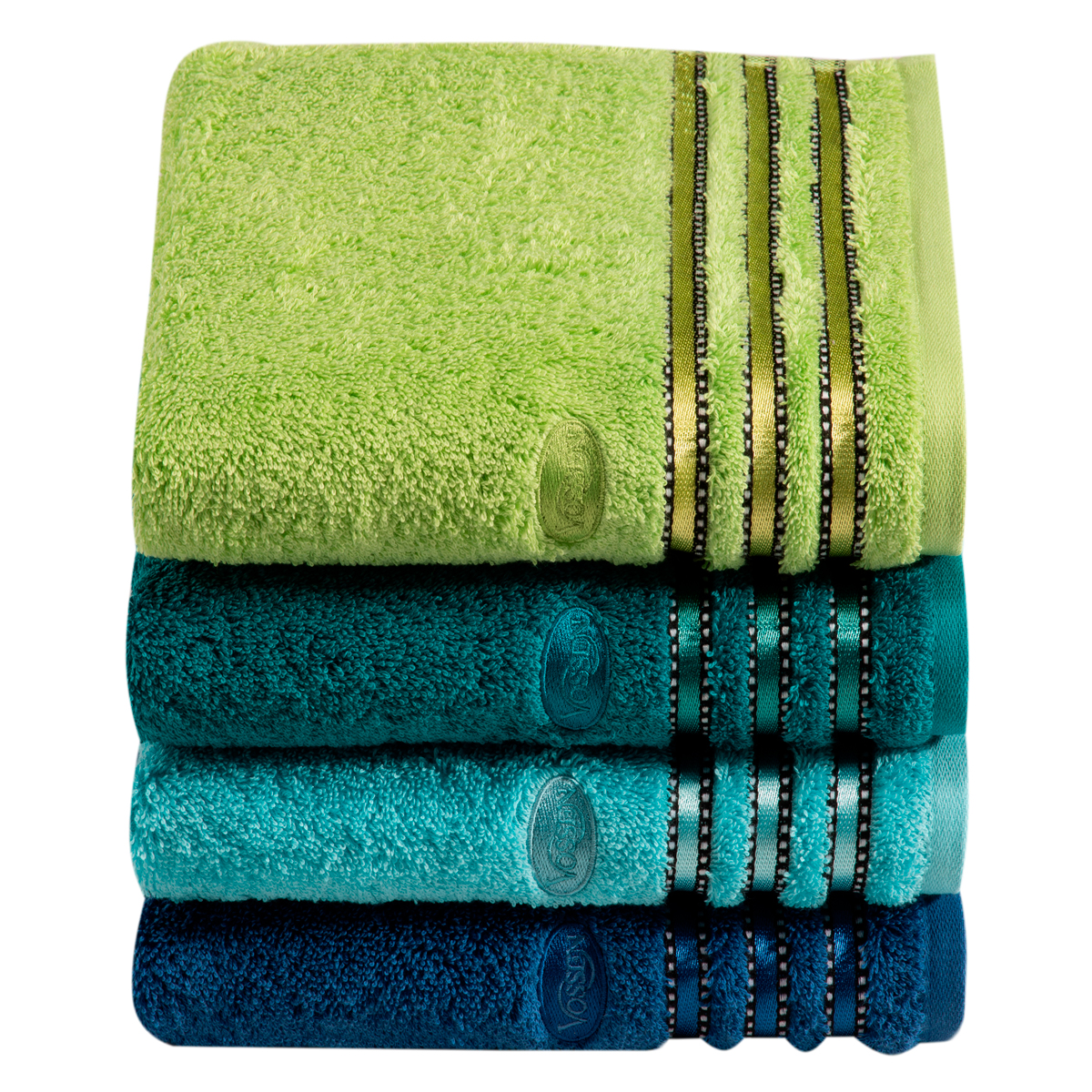 Полотенце махровое Vossen Cult de Luxe 67x140см, цвет голубой