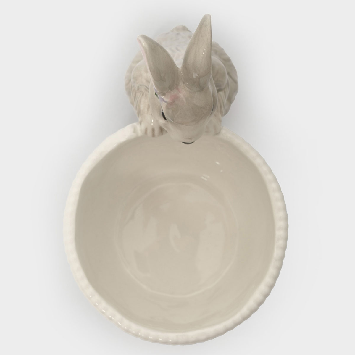 Конфетница Anna Lafarg Пасха Натуральная Кролик с корзинкой