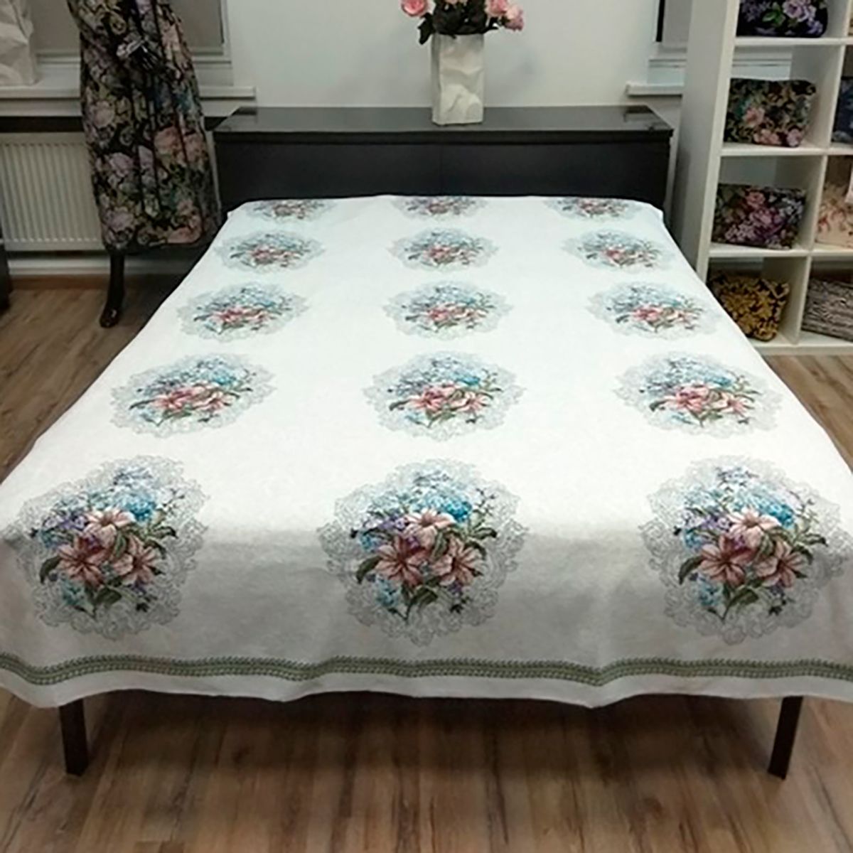 Плед Feiler Josephine 150x230см, фисташковый