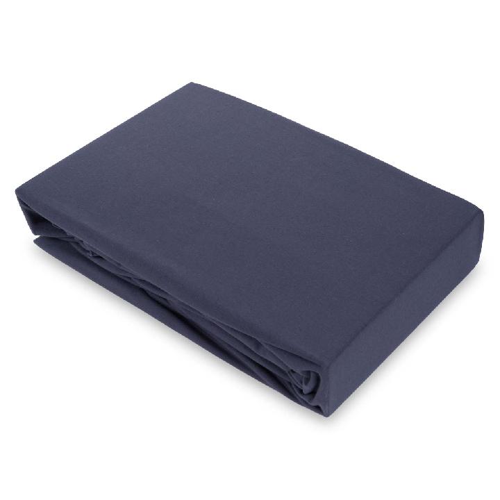 Простыня натяжная 2-спальная Pappel 180x220см, антрацит